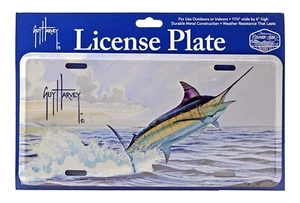 Marlin Sport Fishing Guy Harvey Ocean Front Nummernschild Schwertfisch neu Meer - Bild 1 von 1