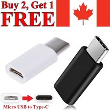 Micro USB to USB Type C Adapter Cable for S9 S10 S20 S21 LG G7 G6 Pixel 3 4 5 6