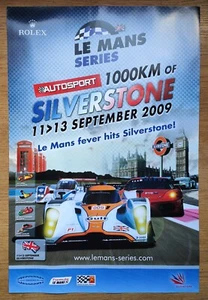 2009 Silverstone Le Mans Series Official Race Poster - 13th Sept- 40cm x 60cm - Picture 1 of 1