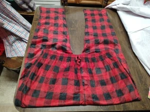 NWOT Foundry Red Plaid Soft Fleece Lounge Pants Size Men's 2XL Tall - Picture 1 of 2