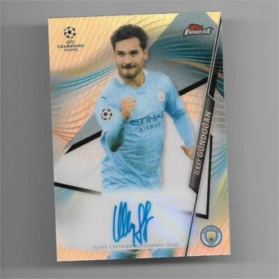 2020-21 Topps Finest UEFA Champions League Auto Card : Ilkay Gundogan - Image 1 of 2