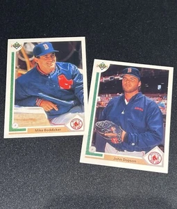 1991 Upper Deck Card #88 John Dopson & #438 Mike Boddicker - Boston Red Sox - Bild 1 von 5