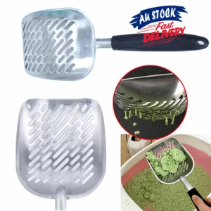 Metal Litter Scoop Shovel Cleaning Cat Feces Pet Kitty Big Cat Litter Scooper - Picture 1 of 10