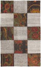 Vintage Hand Woven Carpet 3'10" x 6'5" Traditional Wool Kilim Rug