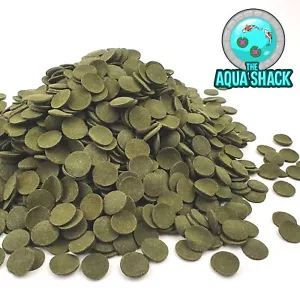 Spirulina & Algenwaffeln Fischfutter - Aquarium Tablette sinkende Pleco Garnelen Krebse - Bild 1 von 2