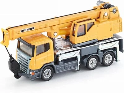 SIKU Super 1859 Scania XF Truck with Liebherr Telescopic Crane 1:87 Scale - Image 1 of 4
