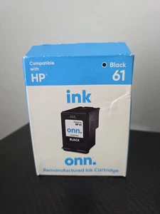 Cartucho de tinta negro Onn HP 61 compatible con HP - EXP 03/2025 - Imagen 1 de 1
