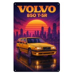 Volvo 850 t-5r Car Metal Poster - Tin Sign - Size:20x30cm - Picture 1 of 5