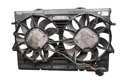12-18 Audi A7 Quattro radiador duplo motor ventilador de refrigeração conjunto de cobertura fabricante de equipamento original - Imagem 1 de 4
