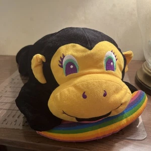 Vintage Lisa Frank Bananigans RARE Black Monkey Large 21" Plush With Banana! - Picture 1 of 10