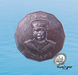 TONGA 50 SENITI 1975 FAO KM 47 #5980# - Picture 1 of 2