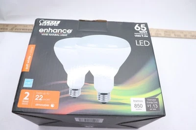 Feit Electric 65W BR40 LED Bulb 850 Lumens BR40DM/927CA/2 - Image 1 of 3