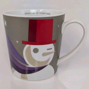 STARBUCKS 2011 Winking Snowman "When We're Together" Christmas 16 oz Coffee Mug - Bild 1 von 10