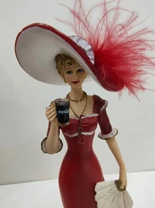 Hamilton Collection Lady Figurine Advertising Timelessly Refreshing Coca-Cola 7” - Picture 1 of 5