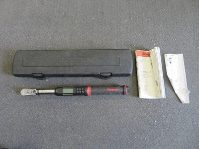 Llave dinamométrica Snap-on 3/8" Drive Flex-Head TechAngle (5–125 ft-lb) ATECH2FR125B Foto 1 de 4