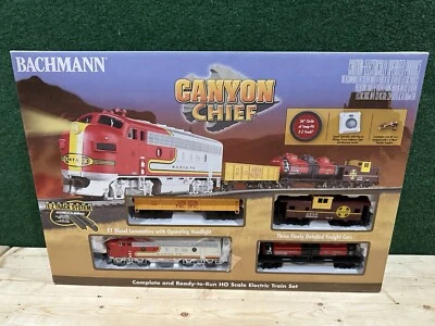Bachmann Canyon Chief Santa Fe Diesel Train Set Untested READ - Image 1 of 2