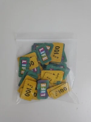 2001 Life Monsters, Inc Edition Board Game Replacement Life Tiles - Image 1 of 2