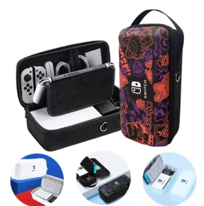 Carrying Storage Case for Nintendo Switch OLED Model Portable Travel Bag, Purple - Picture 1 of 6