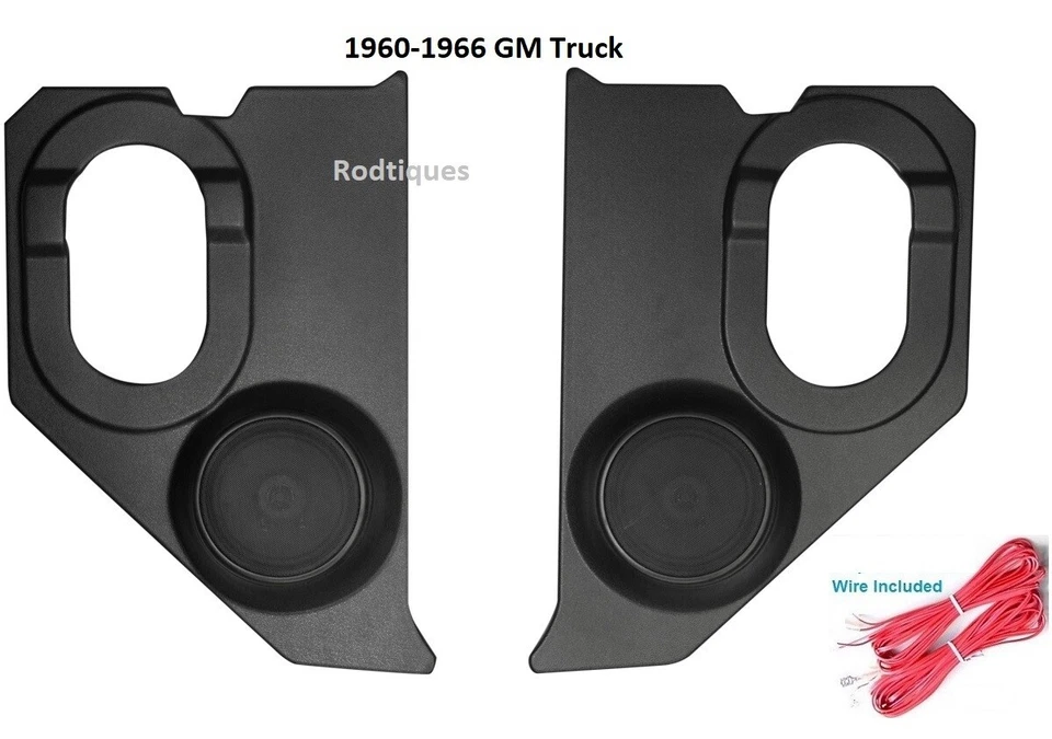 1960-1966 Chevy / GM Truck  Kick Panels ---With Speakers Installed  - Imagem 1 de 1