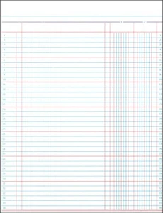 Journal sheets A4 (20 sheets ruled both sides so total of 40 pages) - Picture 1 of 2