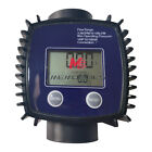 Digital Electronic Flow Meter Diesel Water Oil Fluid Liquid W/ Lcd Display