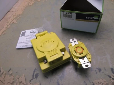 leviton 67w74 receptacle ip66 wetguard cover 4ufp3 [4*C-20] - Image 1 of 2