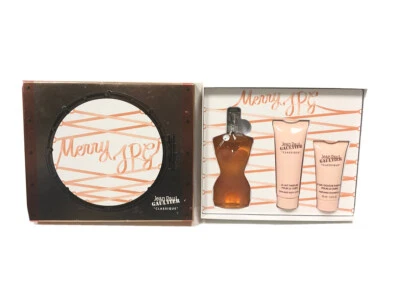 JEAN PAUL GAULTIER CLASSIQUE 3.4 OZ EDP SPRAY PERFUME MUJER CONJUNTO DE REGALO DE 3 PIEZAS Foto 1 de 3