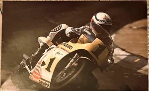 1982 500cc WORLD CHAMPION. Franco Uncini  Colour Pic. H.B SUZUKI RG500 - Picture 1 of 1