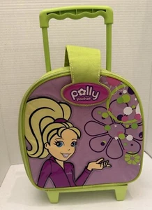 Seltene Vintage Polly Pocket Tragetasche Koffer Aufbewahrungsgriff lila grün Y2K - Bild 1 von 19