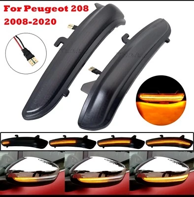 Frecce Dinamiche Specchietti Peugeot 208 Citroen Opel Corsa - Immagine 1 di 4