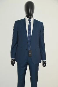 HUGO BOSS Suit, Mod. Johnstons5/Lenon1, Size 94/ US 38L, Regular Fit, Open Blue - Picture 1 of 10
