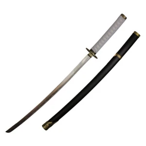 40" Replica Black Katana w/ Wooden Scabbard - Picture 1 of 4