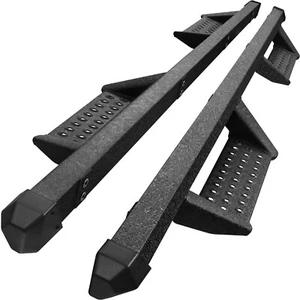 Running Boards Side Steps Compatible with 2007-2021 Toyota Tundra CrewMax wit... - Picture 1 of 9