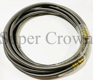 Hochdruck Flexibler Edelstahl Netz Surround Schmierschlauch Bijur 6 mm x 268" Showa - Bild 1 von 6