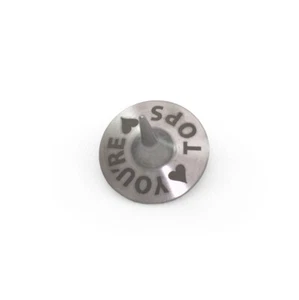 Tungsten Spinning Top -- You're Tops with Hearts - Picture 1 of 3