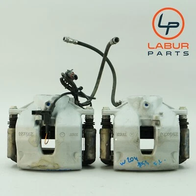 +Z5592 W204 MERCEDES 08-15 C CLASS CONJUNTO DE PINÇAS DIANTEIRAS ESQUERDA E DIREITA PAR - Imagem 1 de 4