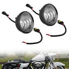 Fog Light Passing Auxiliary Lamp Motor 4.5" Fits For Harley (EFI) FLHR 2007-2008