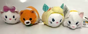 Disney Tsum Tsum Soft Toys Aristocats ETC TAGGED NEW (A1) - Foto 1 di 5