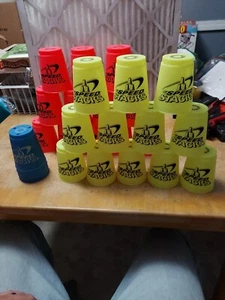 Speed Stacks Stapelbecher 2 Sets 4 Ersatzbecher mit Koffer - Bild 1 von 3