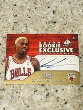 2009-10 SP Game Used Retro Rookie Exclusive Signatures Dennis Rodman Auto /35