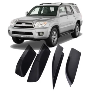 Black Roof Rails Rack End Cover Shell 4pcs For 2003-2009 Toyota 4Runner N210 - Picture 1 of 7