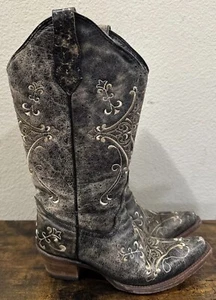 CIRCLE G WOMENS WESTERN COWBOY BOOTS L5048 SIZE 7.5 M - Picture 1 of 5