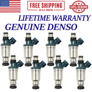 NEW OEM DENSO 8 Pieces Fuel Injectors For 1992-1997 Lexus SC400 4.0L V8 - Picture 1 of 2