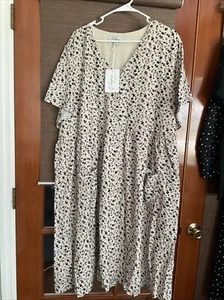 Piper & Scoot BOICE button front dress NWT Sz 3XL - Picture 1 of 5