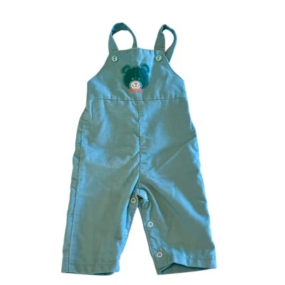 Mono de pana vintage Healthtex oso de peluche bebé talla 6 meses 80 niños niñas Foto 1 de 4