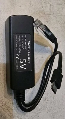 4 Pack ACTIVE PoE Splitter Power Over Ethernet IEEE 802.3af Micro USB 5V 2.4A - Image 1 of 4