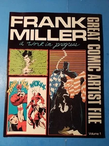 Frank Miller A Work In Progress 1986 MA5-224 Great Comic Artist File - Picture 1 of 2