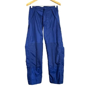 Vtg Marmot Snowboard Ski Pants Unisex 28x28 Blue Goretex Front Pockets Hong Kong - Picture 1 of 14