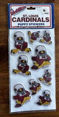 Vintage 1983 NFL Imperial Puffy Stickers Arizona Cardinals Sealed - Image 1 of 2