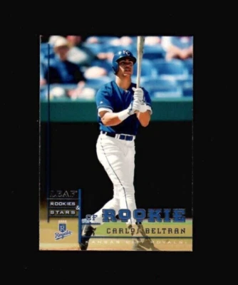 Leaf Rookies and Stars #323 SP 1998 Carlos Beltran Royals como nuevo Foto 1 de 2